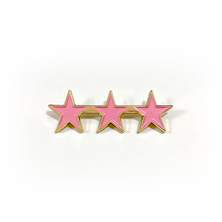 PINK PATCH PROJECT - ASSISTANT CHIEF STARS - PINK