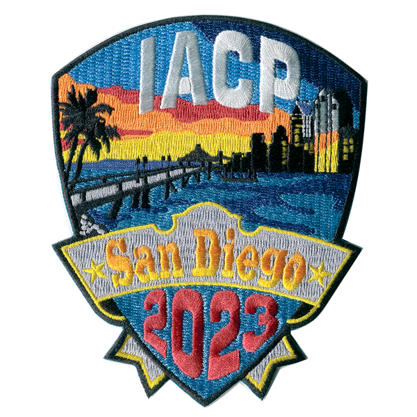 IACP SAN DIEGO 2023 COMMEMORATIVE PATCH (LIMITED SUPPLY) The Emblem