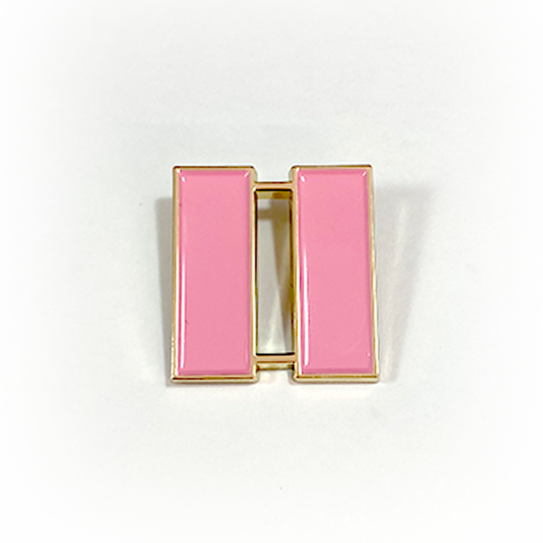 Pink Captain Bars Lapel Pin – The Emblem Authority