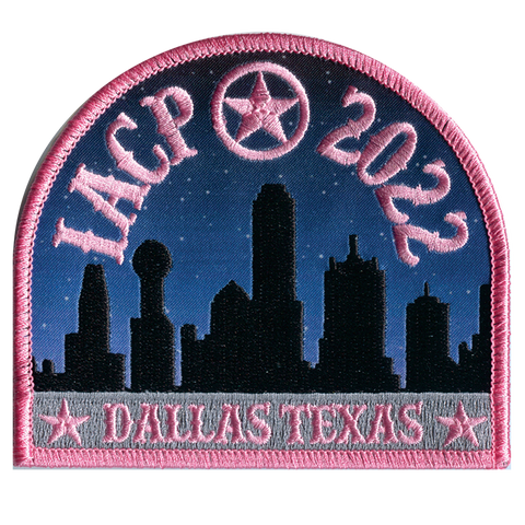 IACP 2022 DALLAS TEXAS PINK PATCH  (LIMITED SUPPLY)