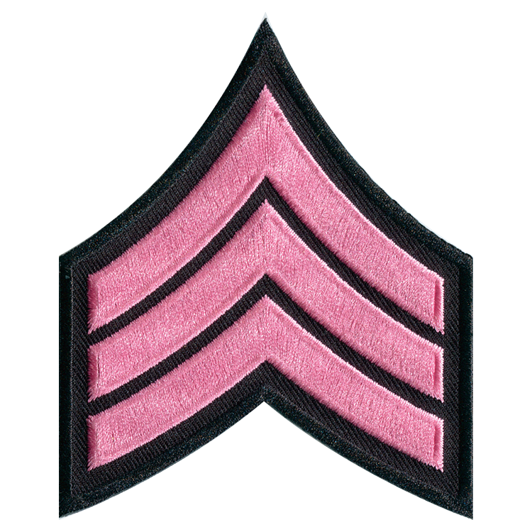 Pink Chevron Sergeant